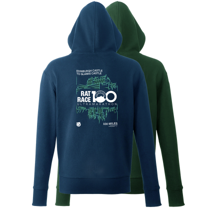 Rat Race 100 - Edinburgh to Glamis Reflection Hoodie - Unisex