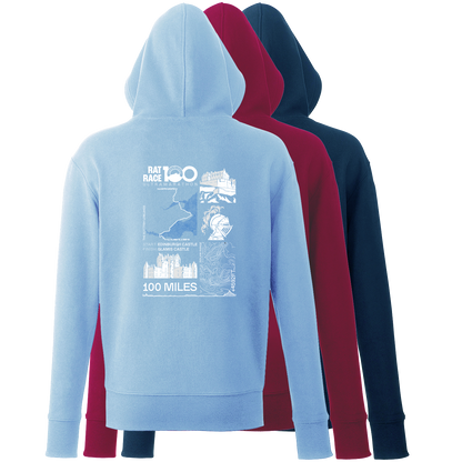Rat Race 100 - Edinburgh to Glamis Stats Hoodie - Unisex