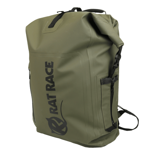 Explorer Pack - Rolltop Waterproof Bag - Khaki Green - Rat Race Store