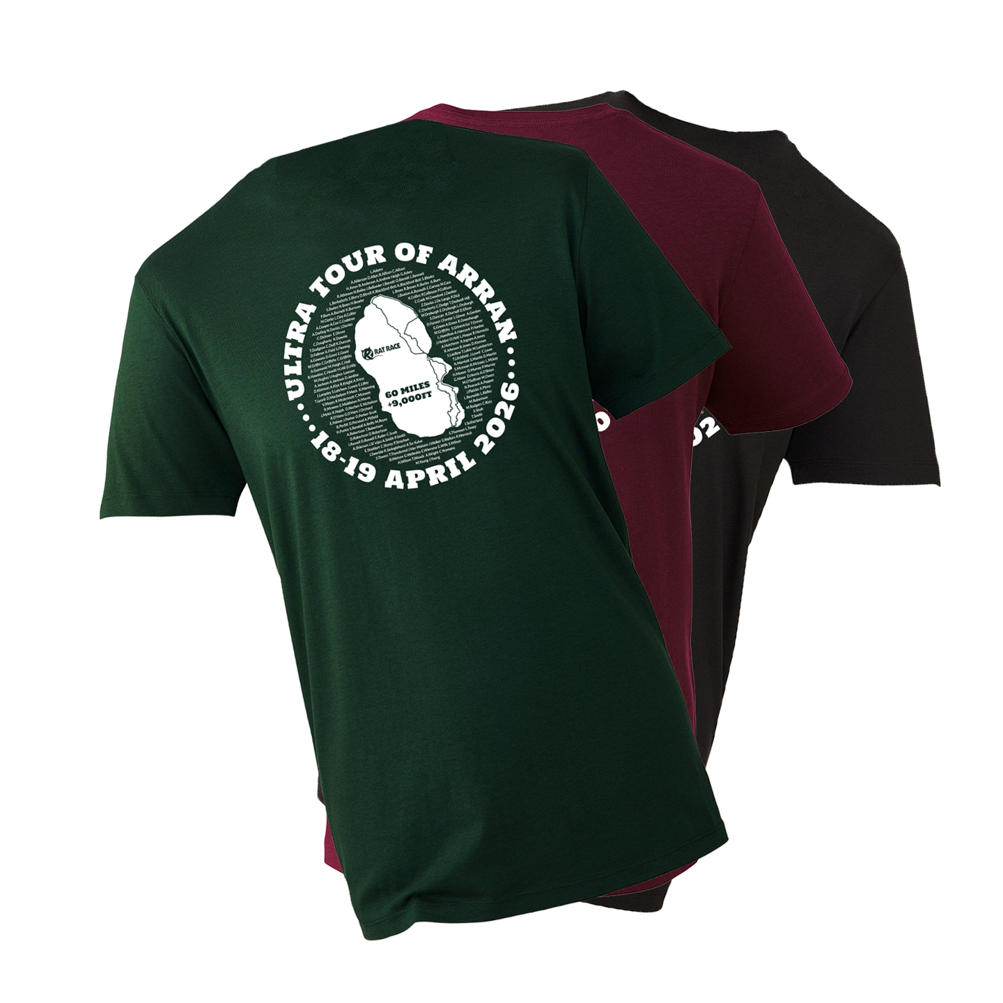 Ultra Tour of Arran 2026 Legends T-Shirt