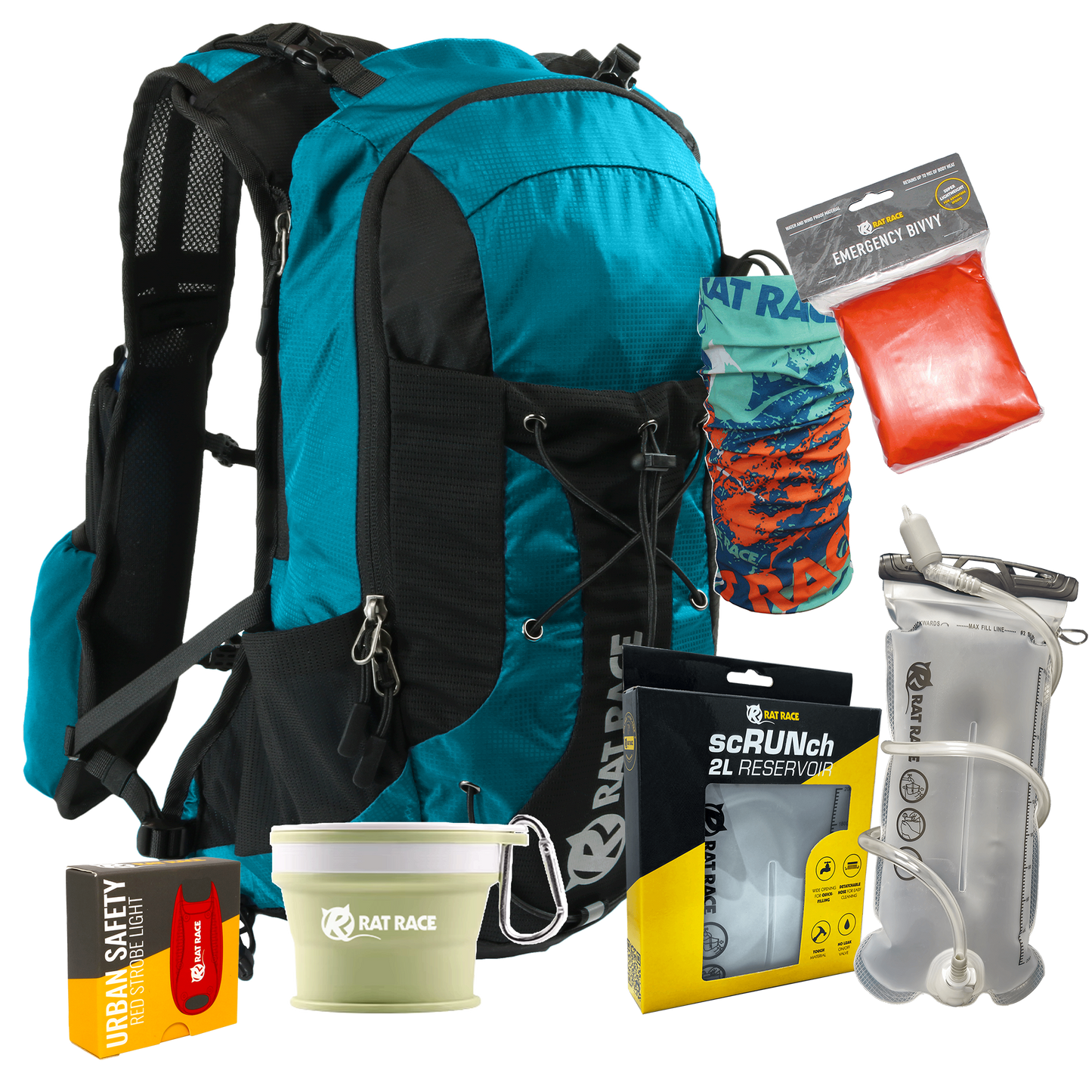 Great Glen 15 - Ultimate Run Bundle - Aqua/Black