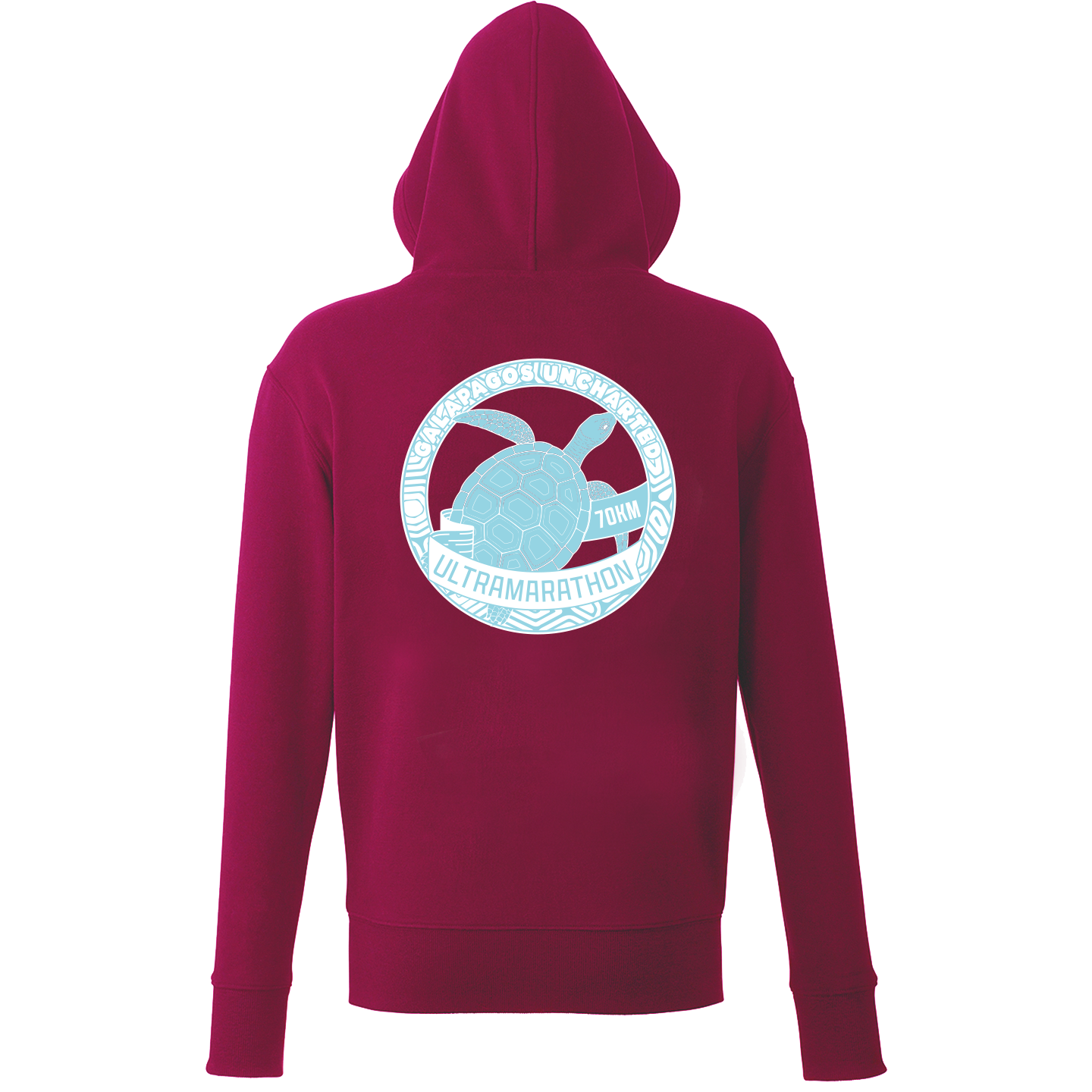 Galapagos Uncharted Organic Hoodie - Burgundy