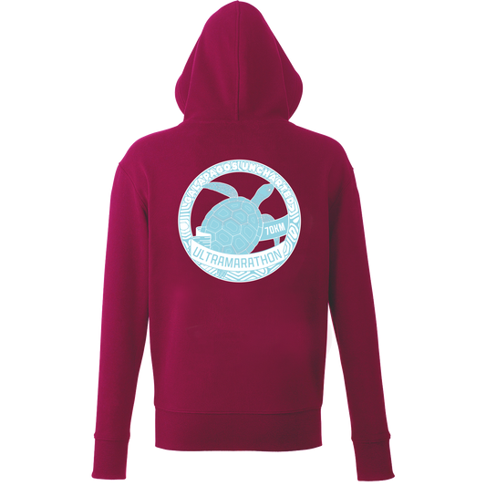 Galapagos Uncharted Organic Hoodie - Burgundy