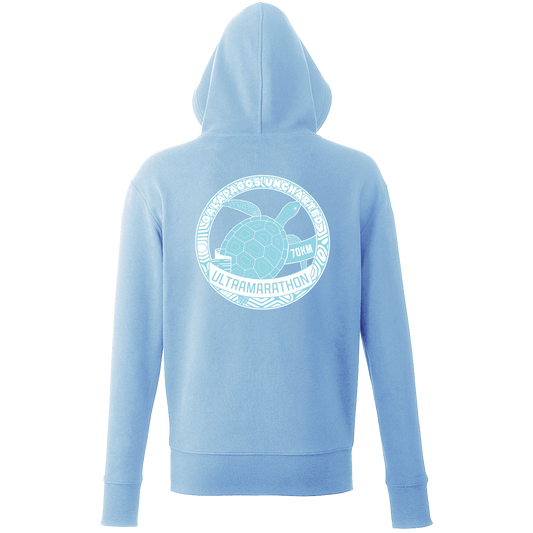 Galapagos Uncharted Organic Hoodie - Light Blue