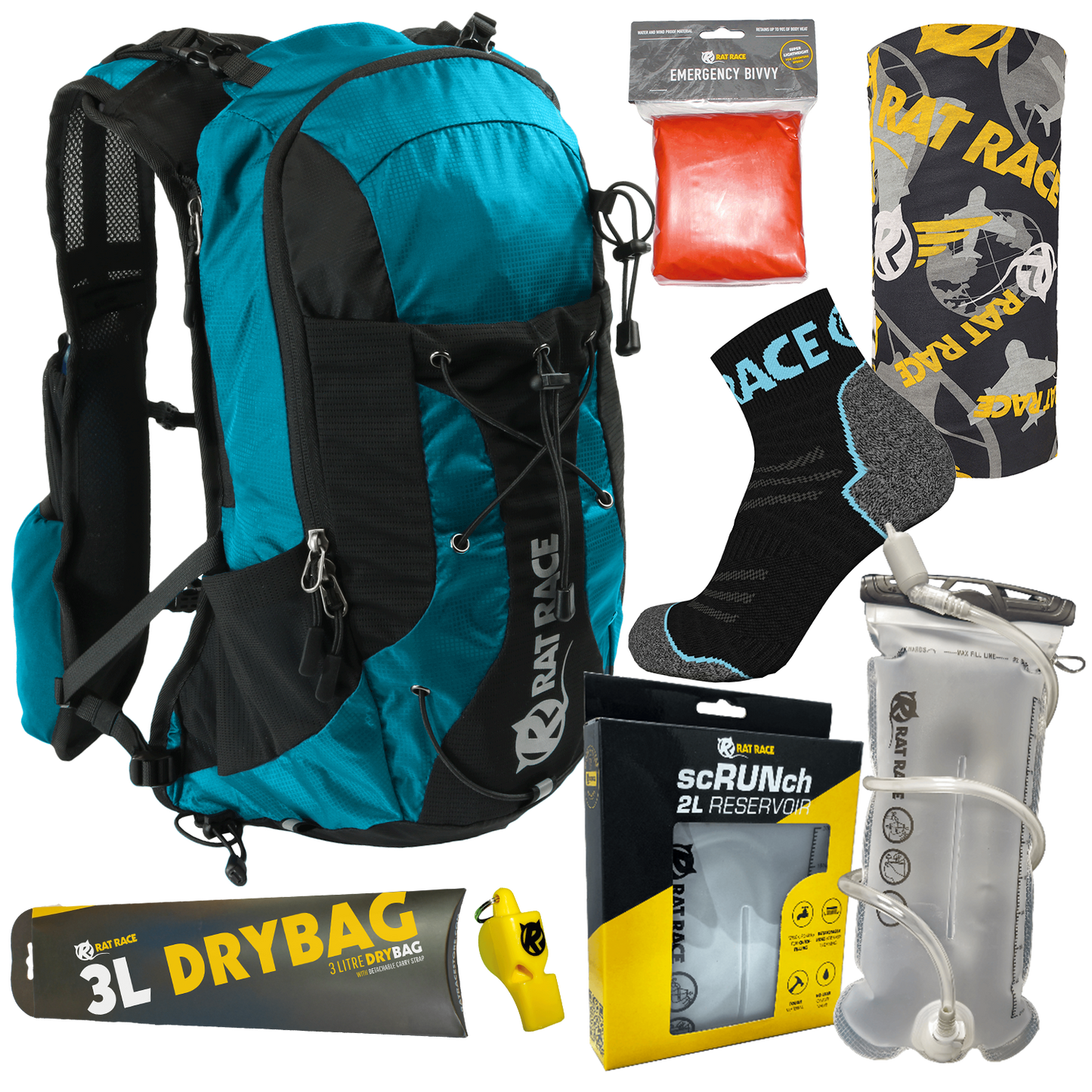 Great Glen Spring Bundle Aqua/Black