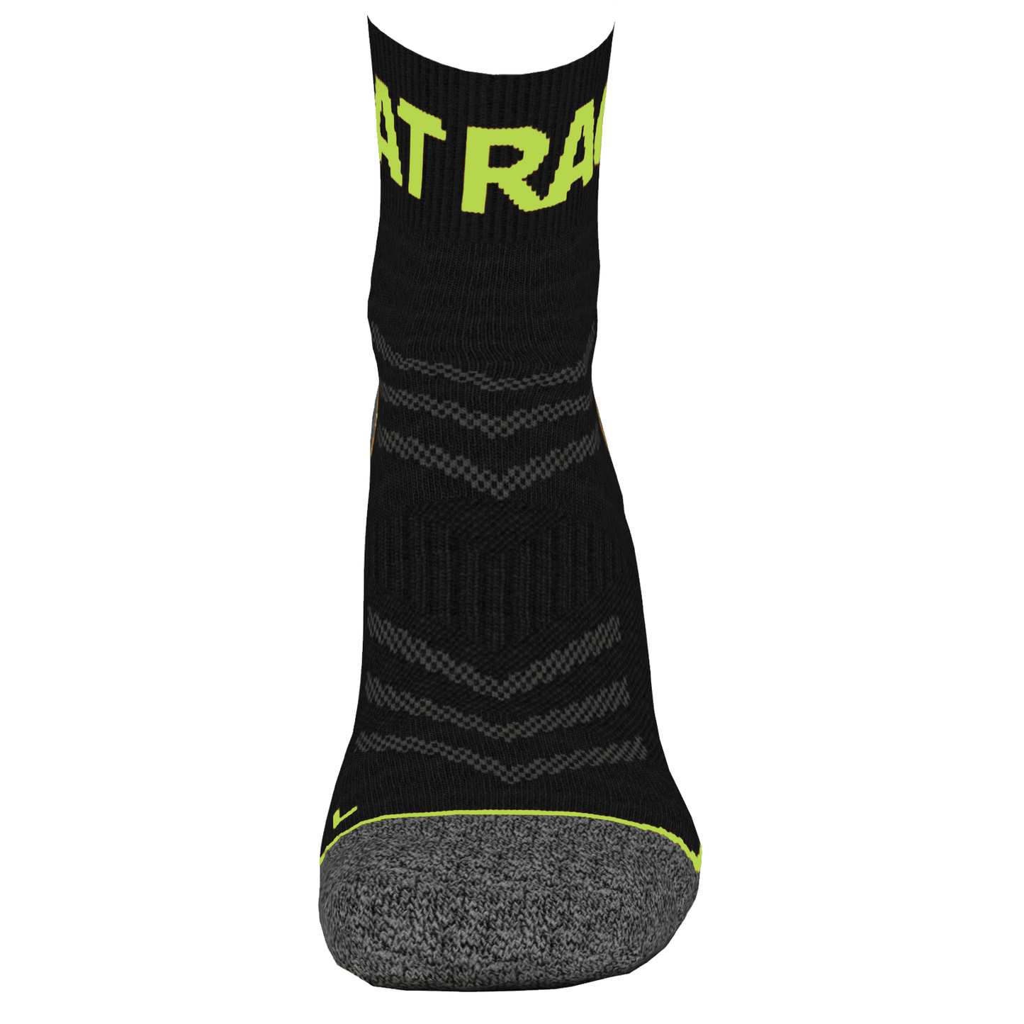 Endurance Merino Sock - Acid Green/Black