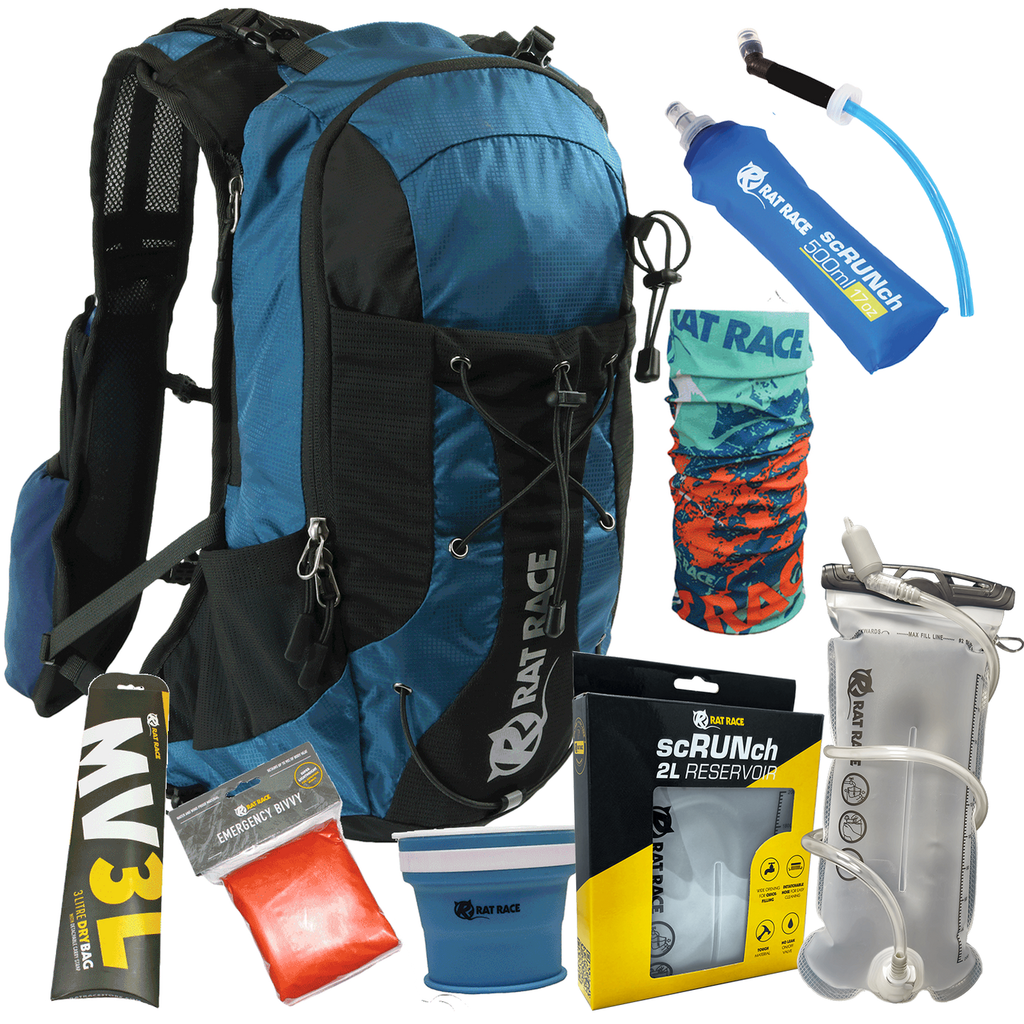 Black Friday - Great Glen 15 - Ultimate Run Bundle - Dark Blue/Back