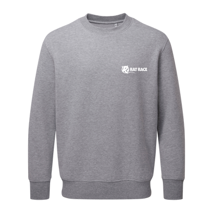 Rat Race Organic Sweatshirt - Grey Marl