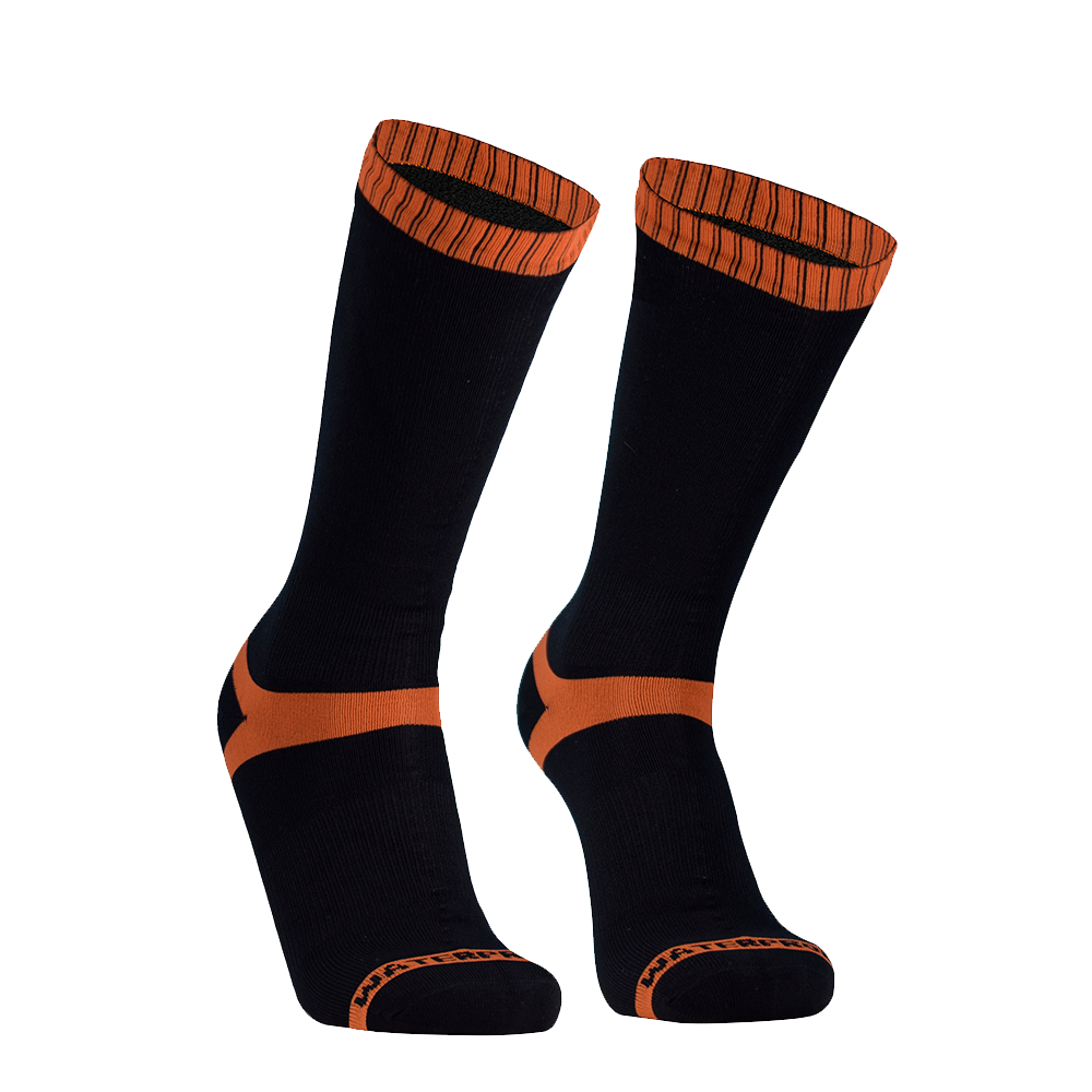 Hytherm Pro Socks - Black / Tangelo Red - Rat Race Store