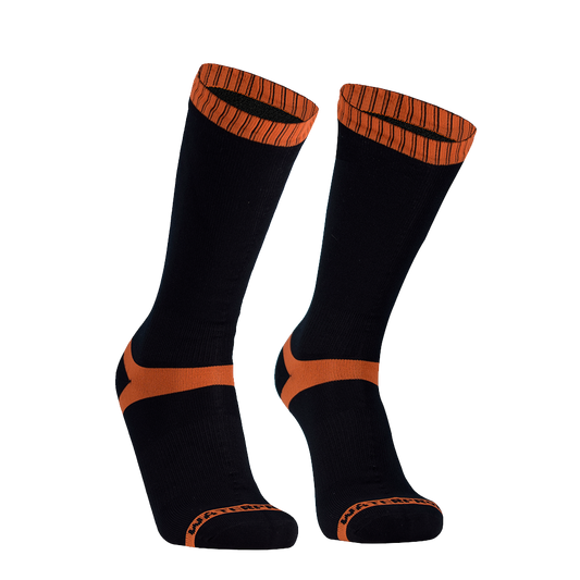 Hytherm Pro Socks - Black / Tangelo Red - Rat Race Store
