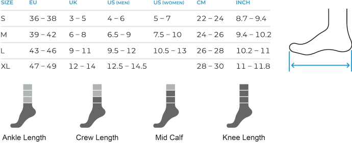 Hytherm Pro Socks - Black / Tangelo Red - Rat Race Store