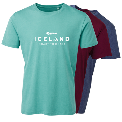 Iceland Coast to Coast - Rat Race 20 Years Of Adventure - Organic T-shirt - Rat Race Store