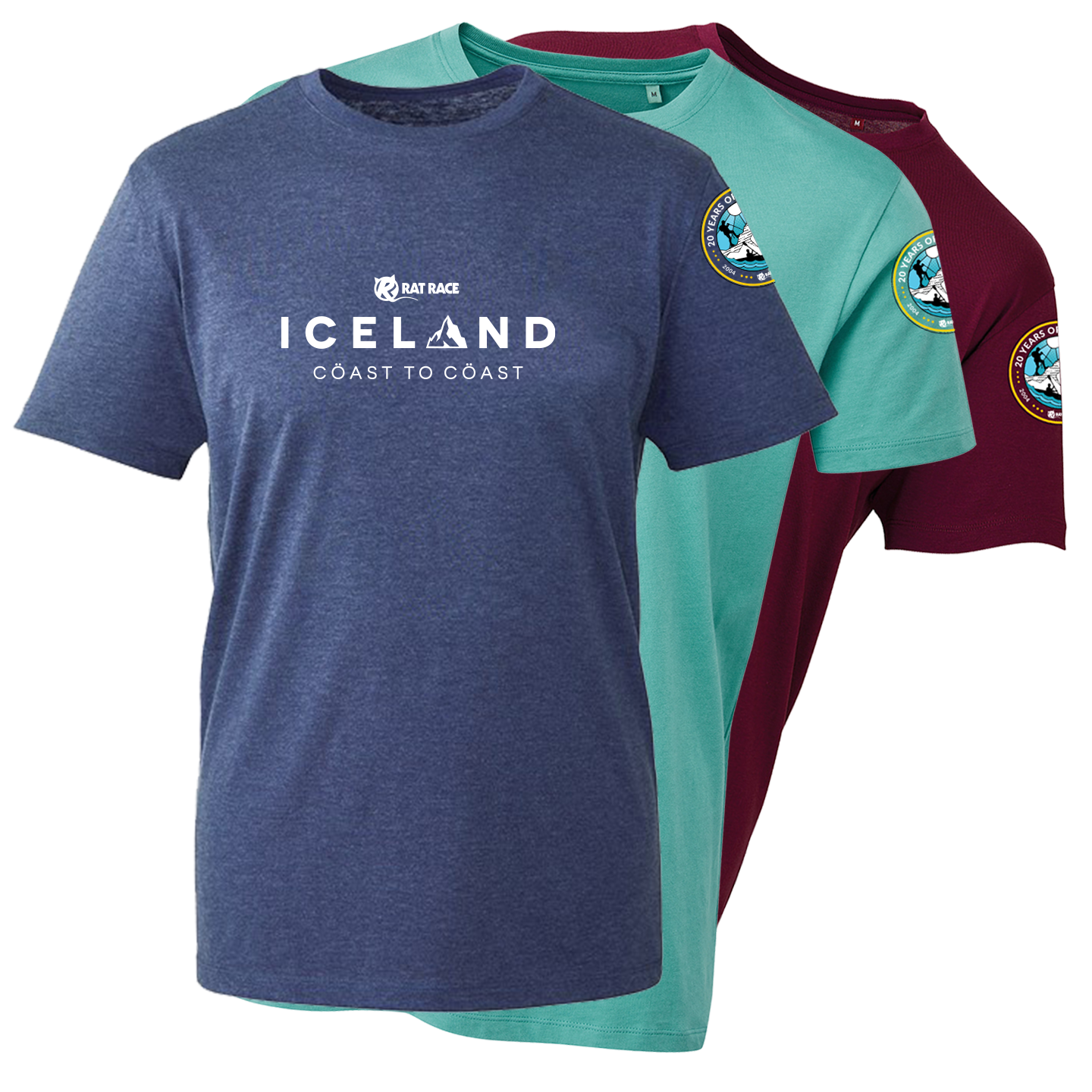 Iceland Coast to Coast - Rat Race 20 Years Of Adventure - Organic T-shirt