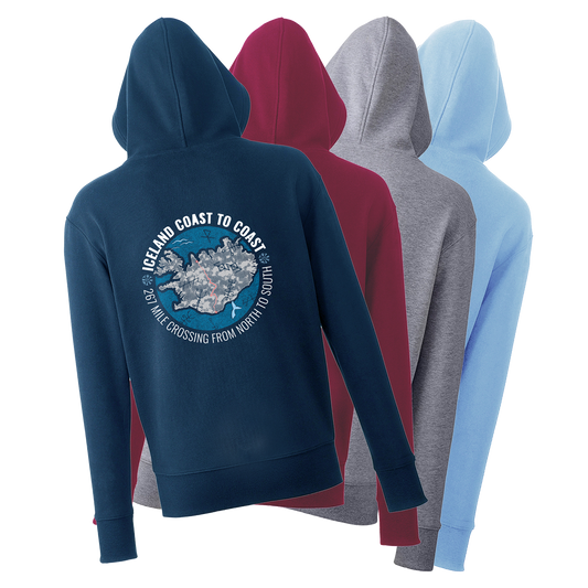 Iceland Coast to Coast Organic Cotton Hoodie