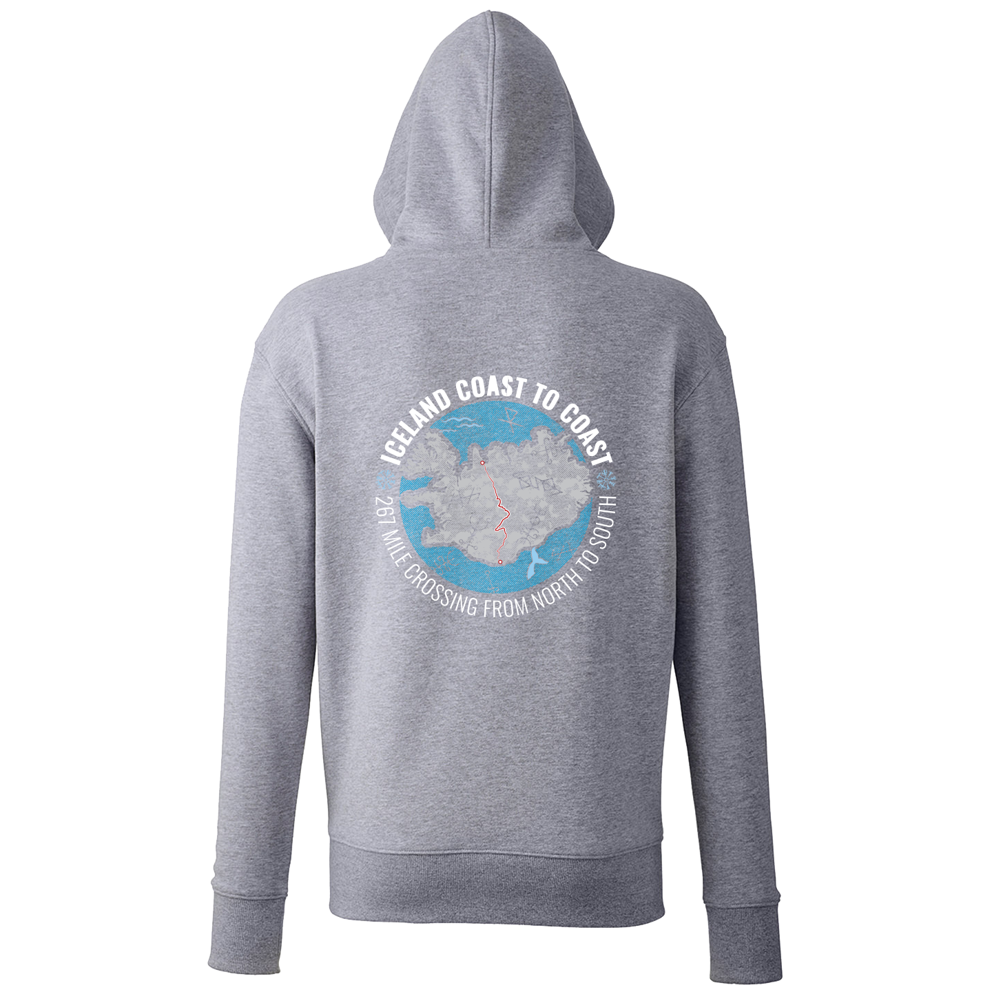 Iceland Coast to Coast Organic Cotton Hoodie