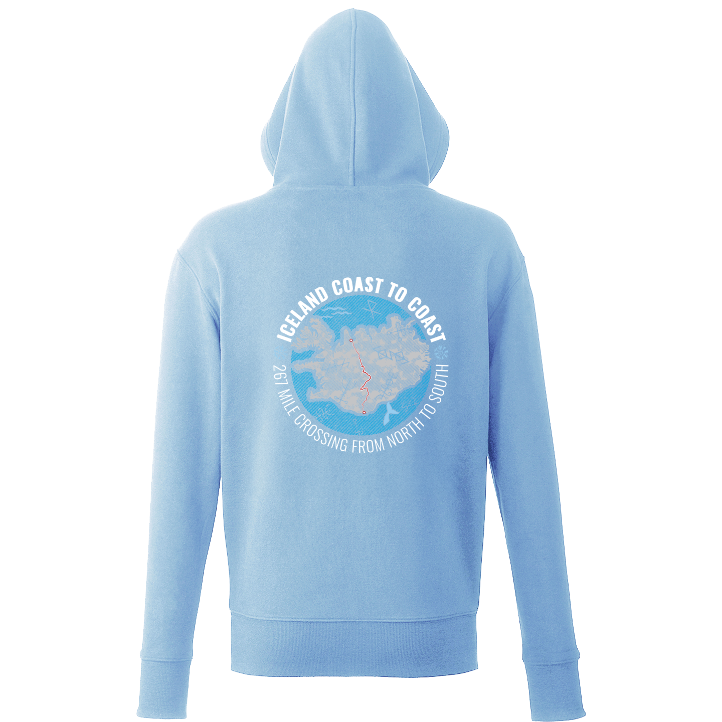 Iceland Coast to Coast Organic Cotton Hoodie