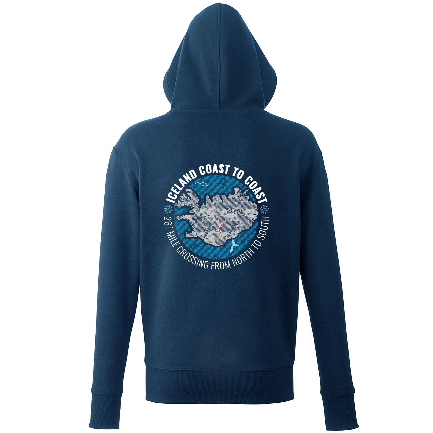 Iceland Coast to Coast Organic Cotton Hoodie
