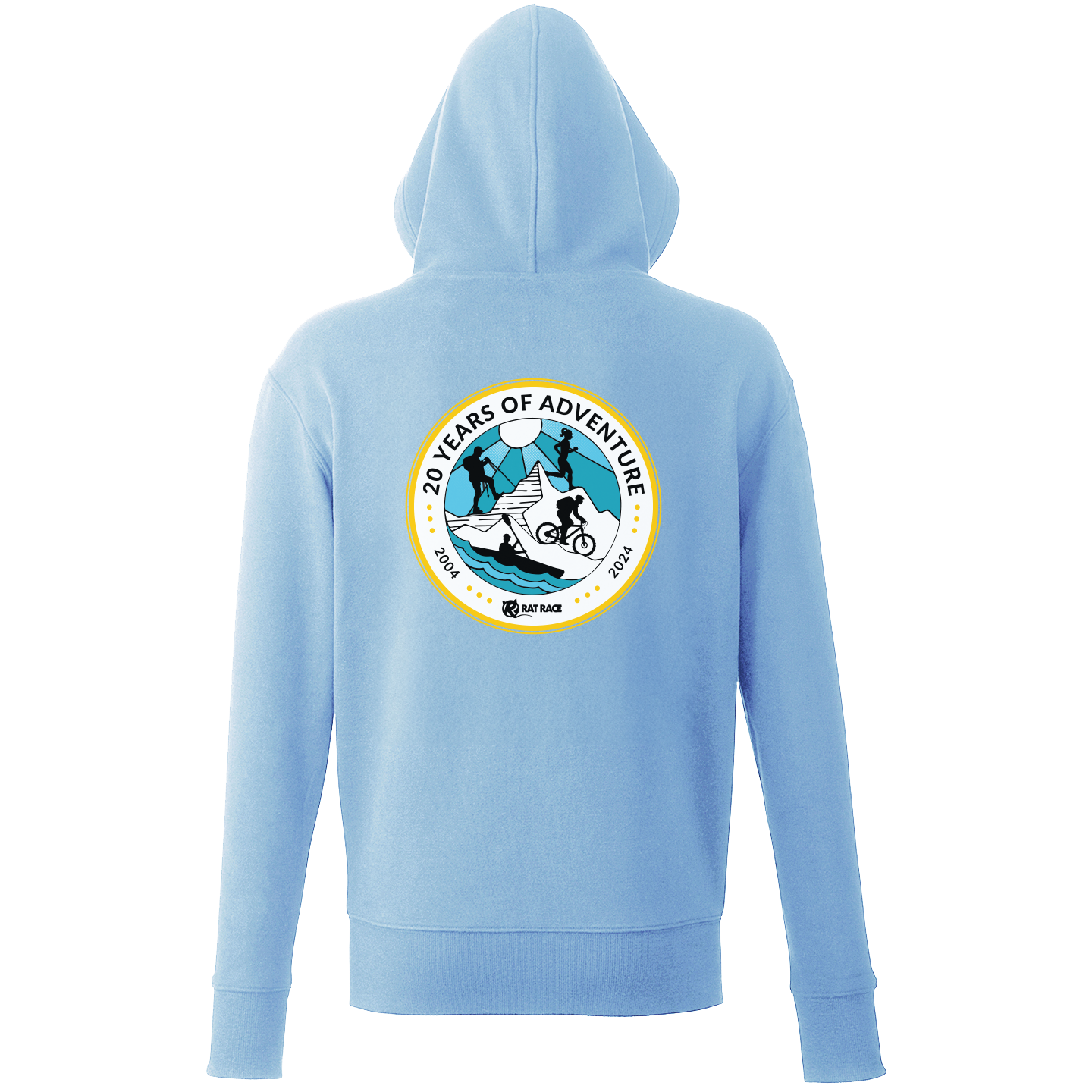 Rat Race 20 Years Of Adventure Organic Hoodie Rat Race Store