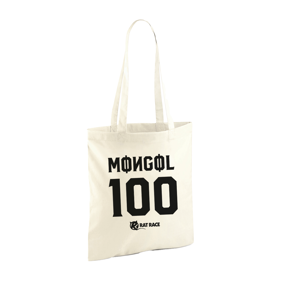 Mongol 100 Tote Bag - Recycled Cotton - Rat Race Store