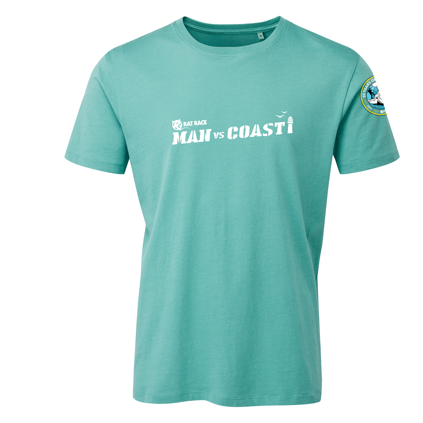 Man vs Coast - Rat Race 20 Years Of Adventure - Organic T-shirt