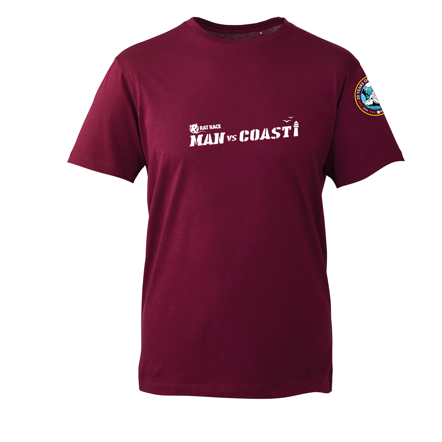 Man vs Coast - Rat Race 20 Years Of Adventure - Organic T-shirt