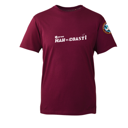 Man vs Coast - Rat Race 20 Years Of Adventure - Organic T-shirt