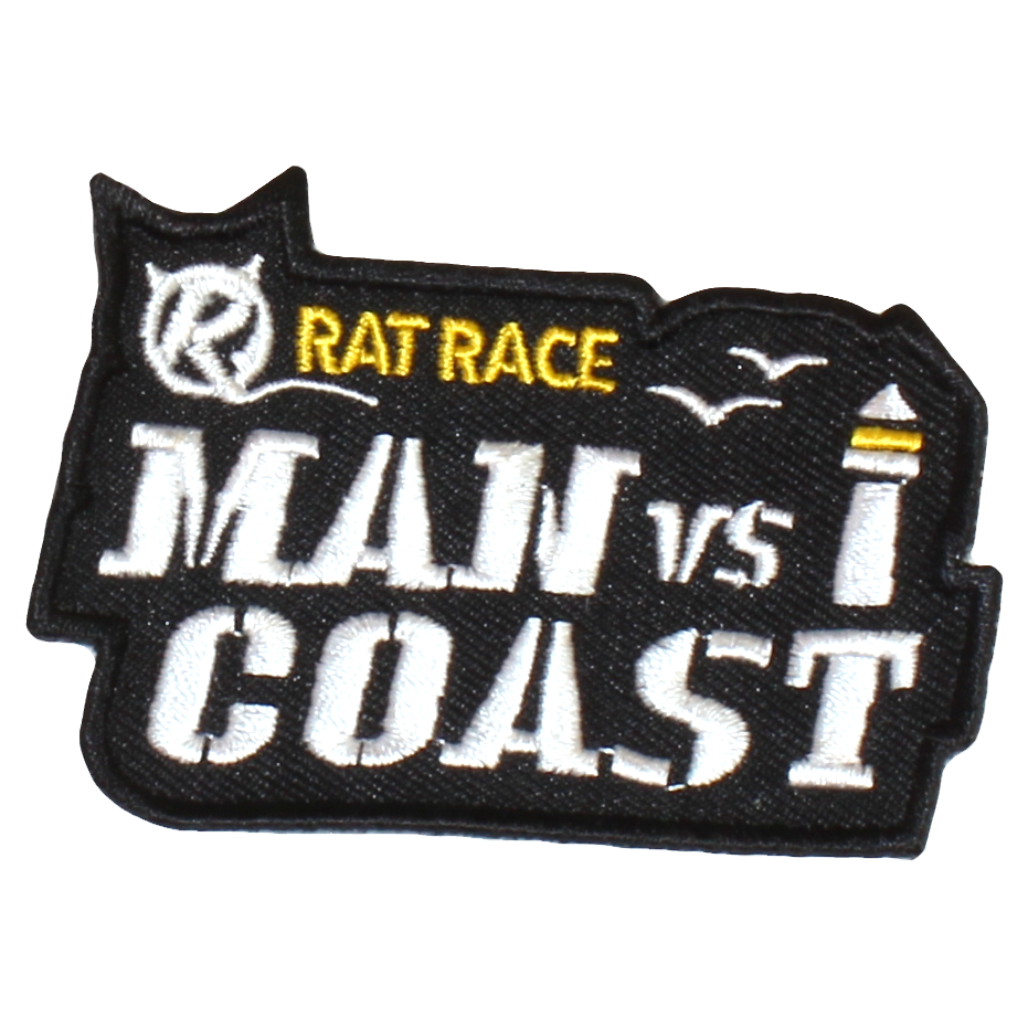 Man Vs Coast Sew On Patch