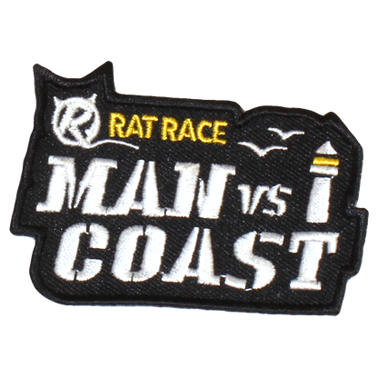 Man Vs Coast Sew On Patch