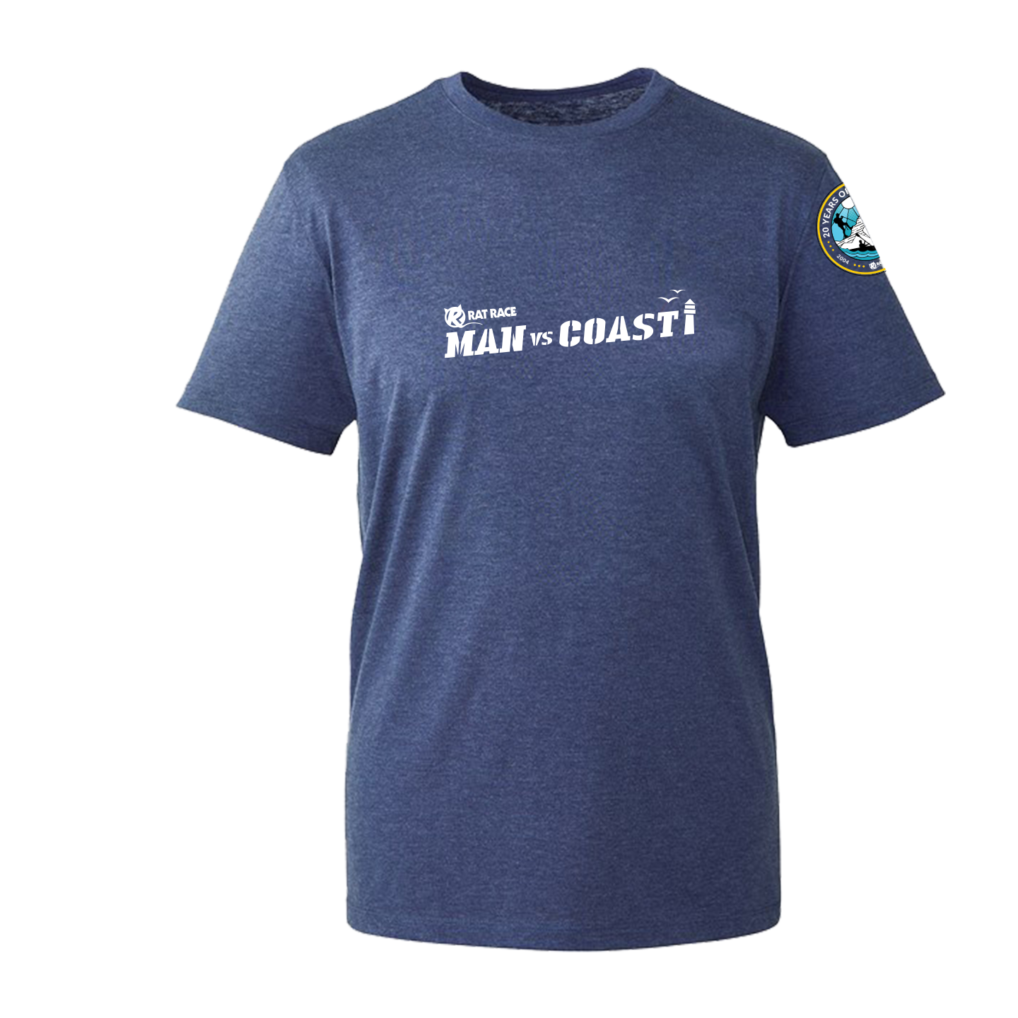 Man vs Coast - Rat Race 20 Years Of Adventure - Organic T-shirt