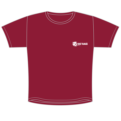 Man vs Coast 2024 Tech T-shirt - Chilli Red