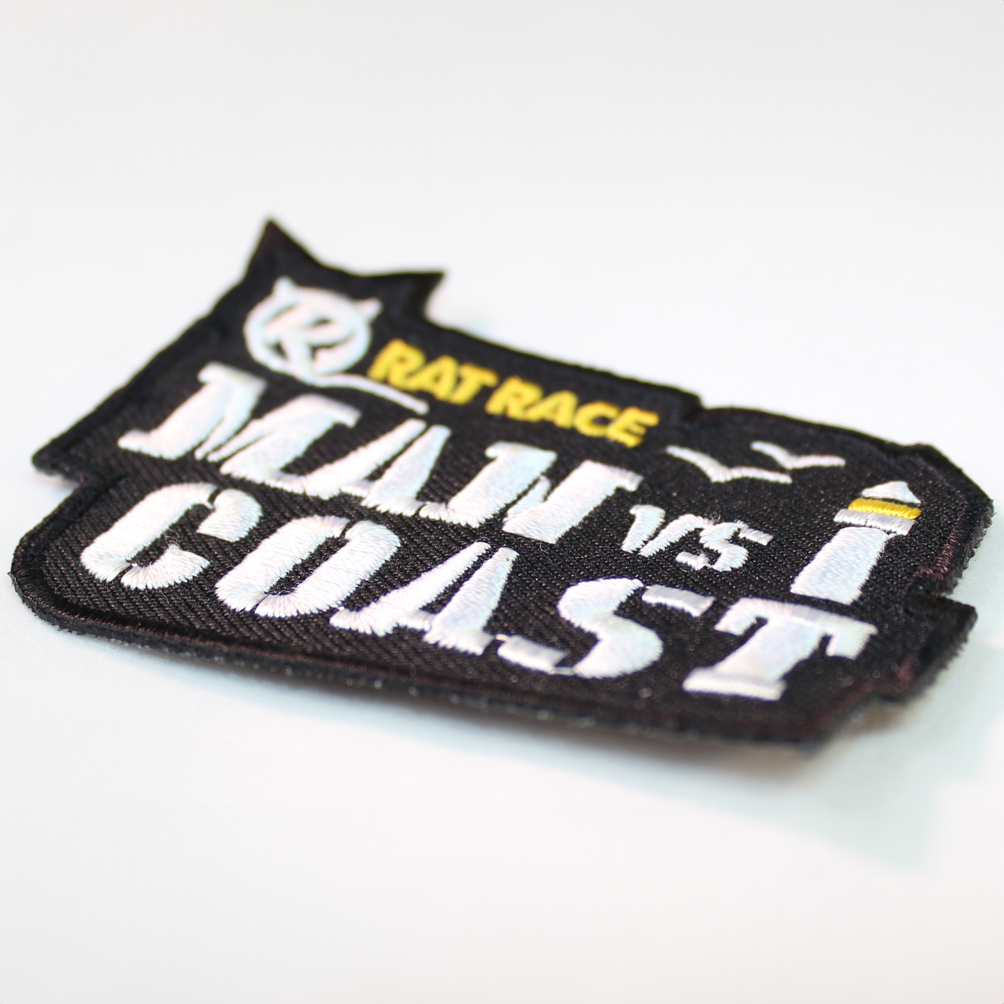 Man Vs Coast Sew On Patch