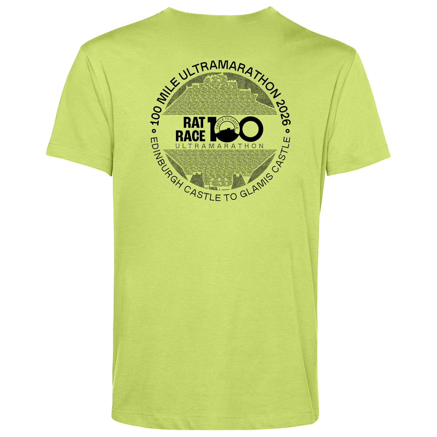 PRE ORDER: Castle to Castle: Edinburgh to Glamis 2026 Legends T-Shirt - Men's Fit