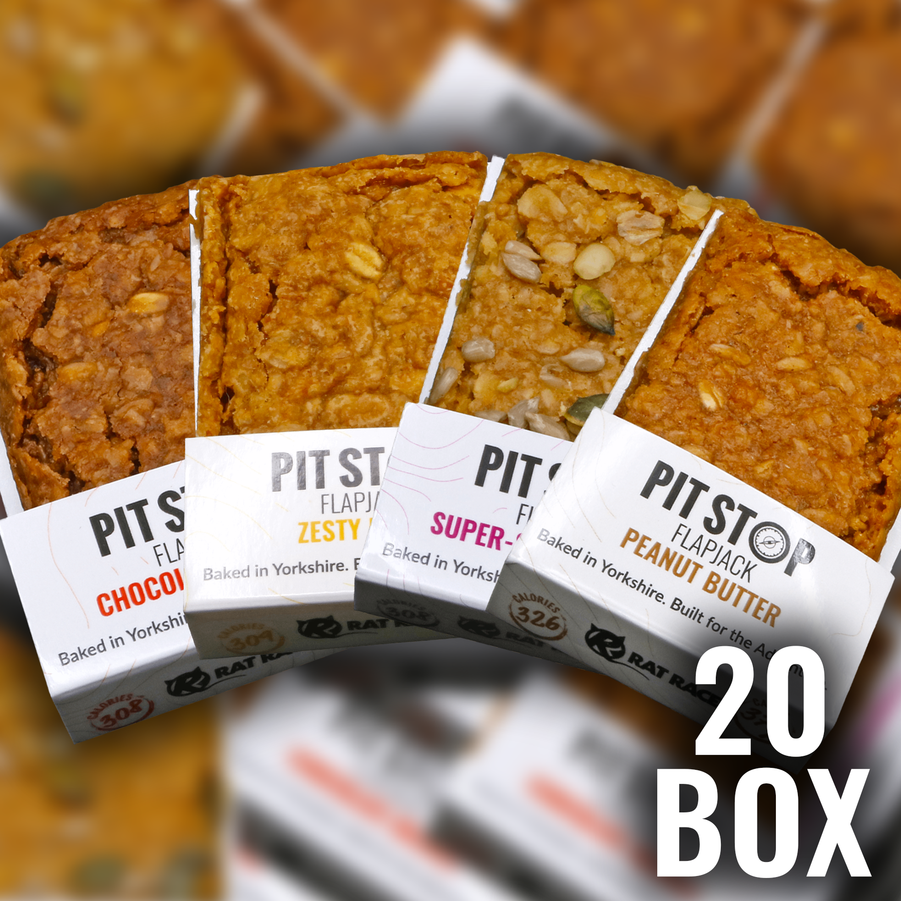 Pit Stop Flapjack - Mixed 20 Box