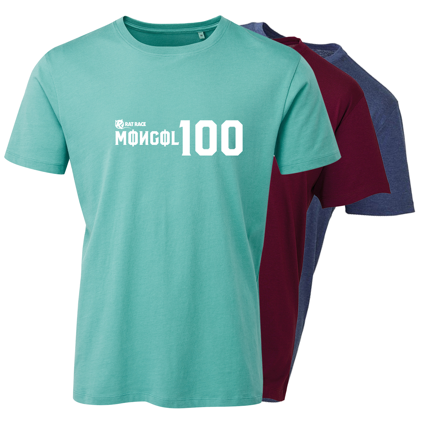 Mongol 100 - Organic  Logo T-shirt - Rat Race Store