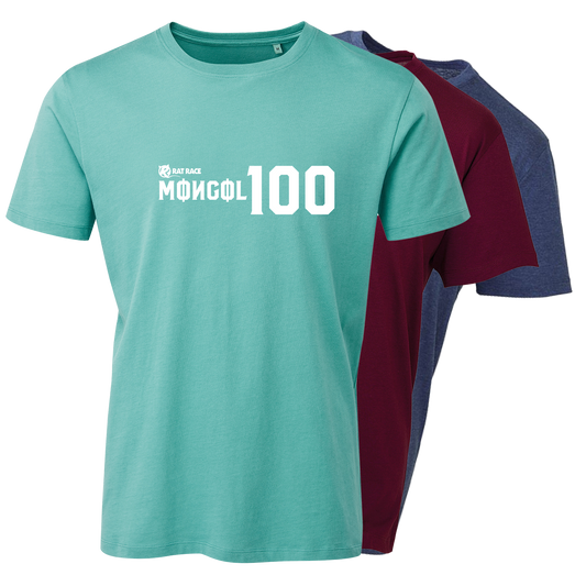 Mongol 100 - Organic  Logo T-shirt - Rat Race Store