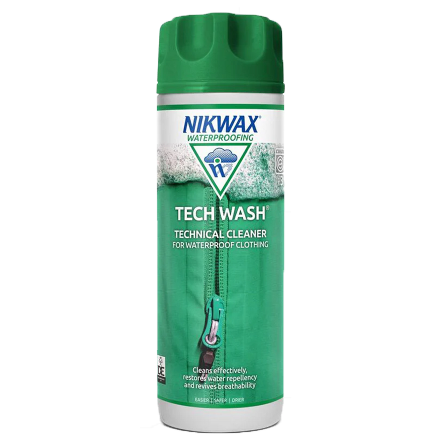 Nikwax Tech Wash 300ml Bottle- Technical Cleaner for Waterproofs