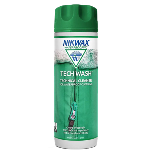 Nikwax Tech Wash 300ml Bottle- Technical Cleaner for Waterproofs