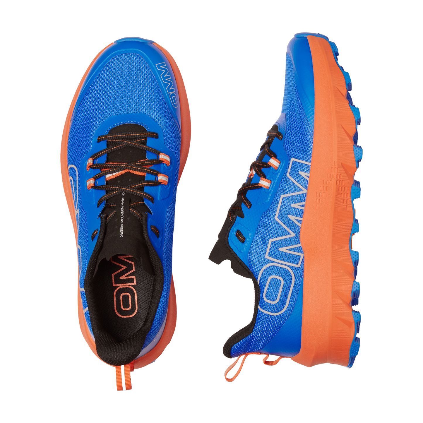 OMM Ultra Shoe: Blue/Orange - Regular+ Fit