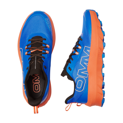 OMM Ultra Shoe: Blue/Orange - Regular+ Fit