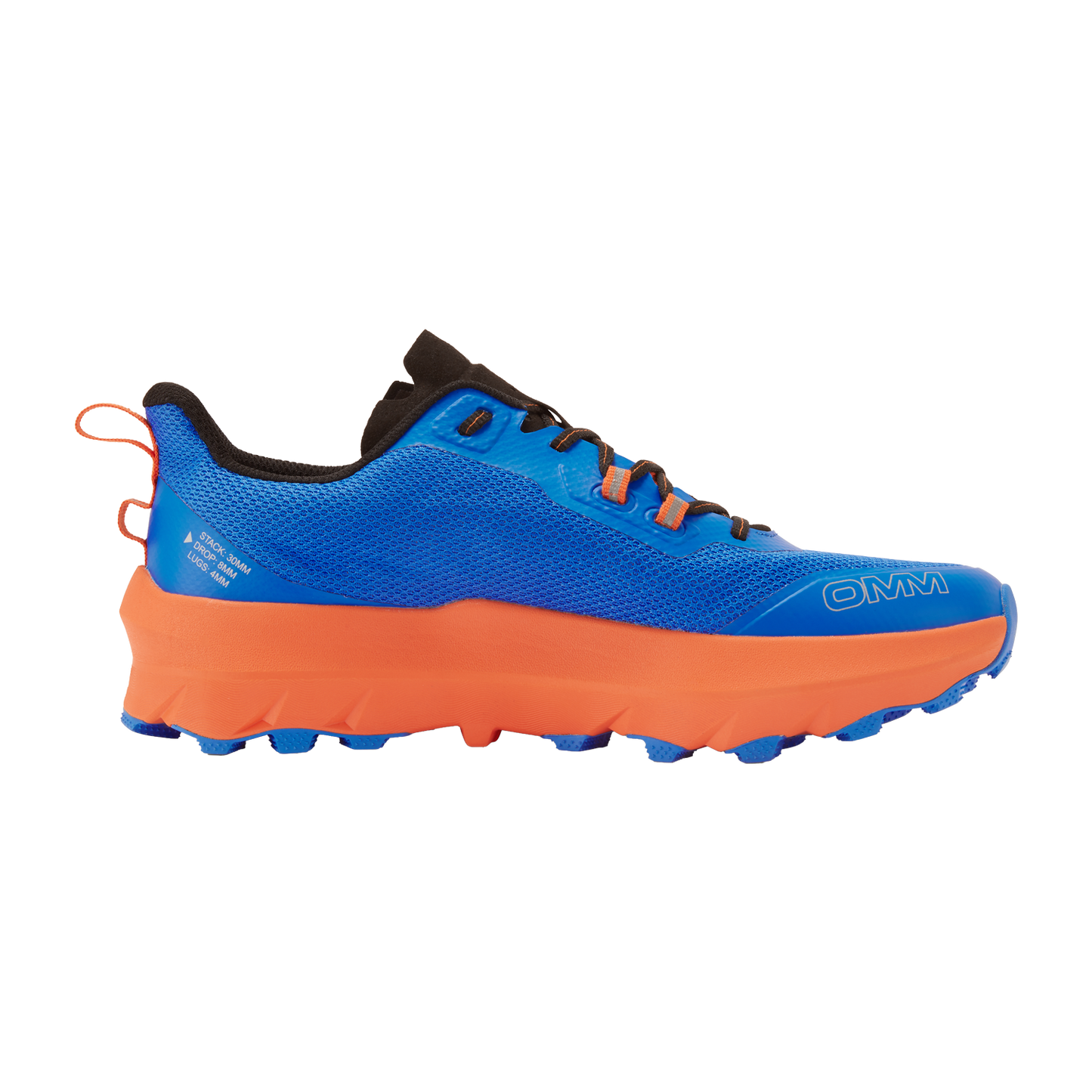 OMM Ultra Shoe: Blue/Orange - Regular+ Fit