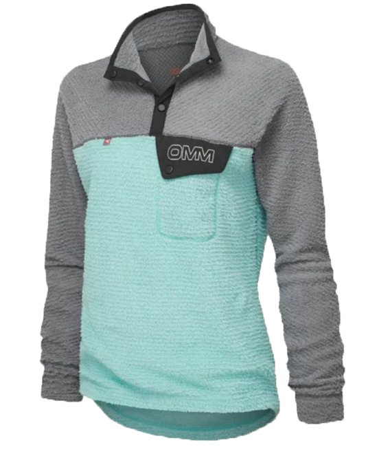 OMM Women's Core Press Pullie - Aquasea/Grey