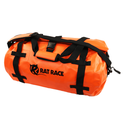 Transition 40 - Roll top 40L Waterproof Duffel Bag - Orange/Black