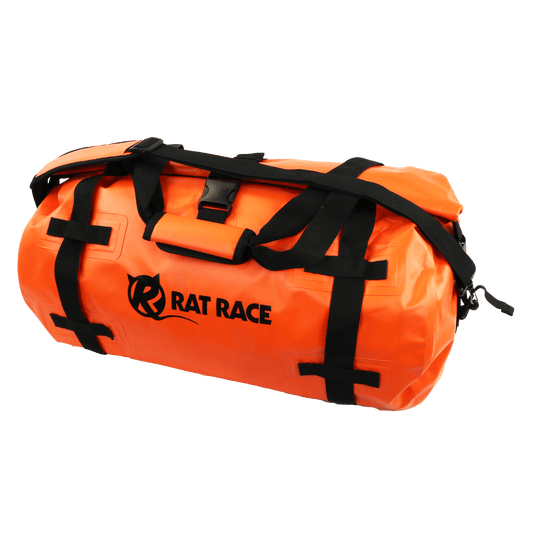 Transition 40 - Roll top 40L Waterproof Duffel Bag - Orange/Black
