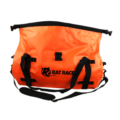 Transition 40 - Roll top 40L Waterproof Duffel Bag - Orange/Black