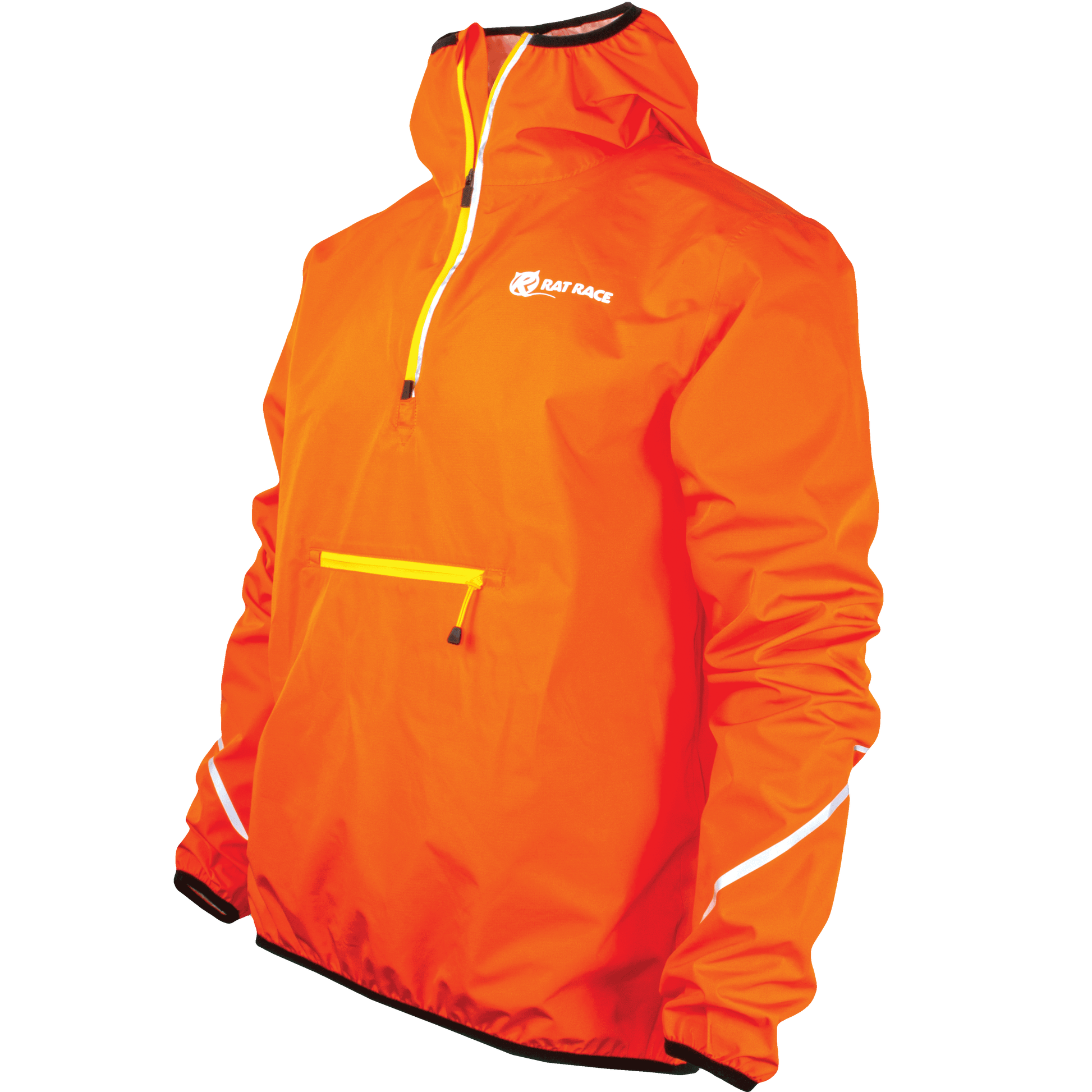 Kit List Waterproof Smock 15k/5k - Vibrant Orange/Reflect - Rat Race Store