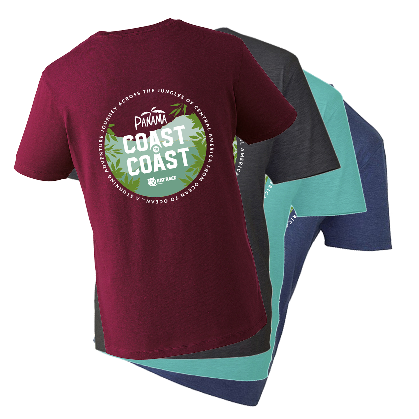 Panama Coast to Coast Organic Cotton T-shirt - Rat Race Store