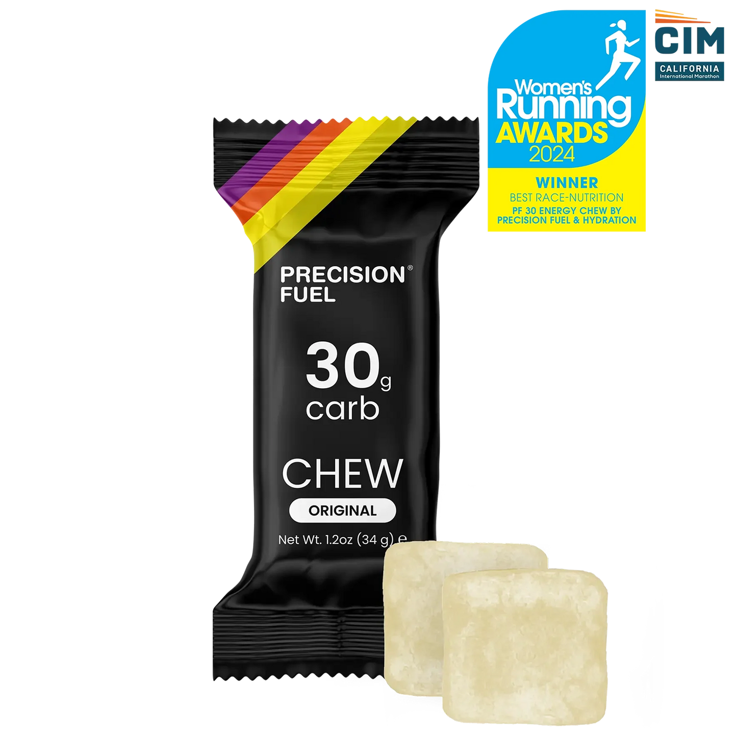 Precision Fuel 30g Carb Chew - Original Citrus