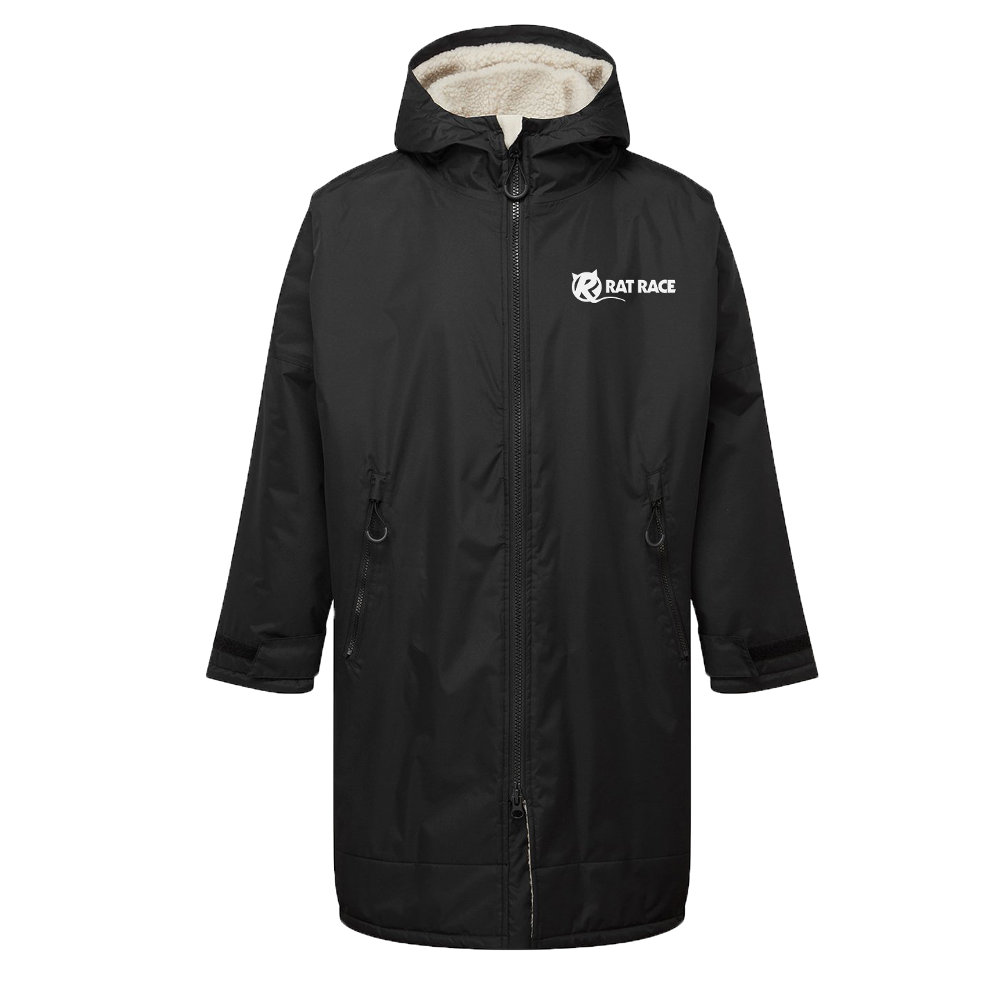 Rat Race All-Seasons Waterproof Changing Robe - Black/Natural