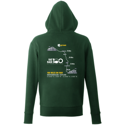 Rat Race 100 - Bamburgh to Edinburgh - Organic Hoodie