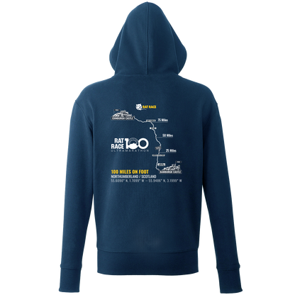 Rat Race 100 - Bamburgh to Edinburgh - Organic Hoodie